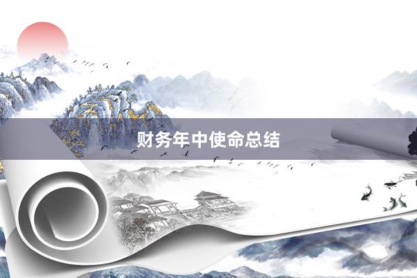 财务年中使命总结